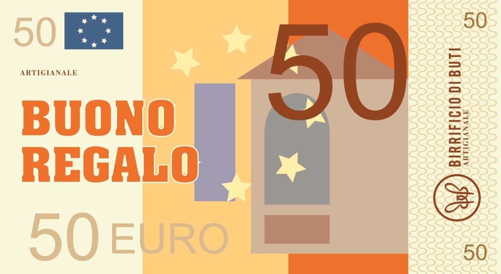 Buono Regalo da 50€ - Produzione e Vendita di Birra Artigianale Online